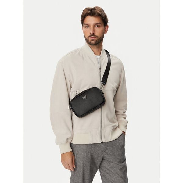 Saszetka Guess. Czarne saszetki męskie Guess. Za 291.99 zł.