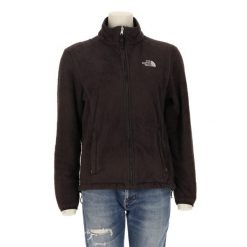 Second life - Kurtka polarowa TNF Osito dla kobiet - Stan bardzo dobry. Czarne kurtki damskie The North Face, m, bez wzorów, z materiału, bez kaptura. Za 211.46 zł.