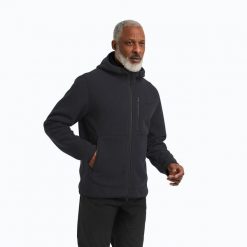 Bluza trekkingowa męska Jack Wolfskin Lake Ridge Hooded. Czarne bluzy z kapturem męskie Jack Wolfskin, l, z materiału. Za 729.99 zł.