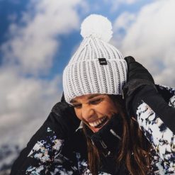Czapka Eisbar Ronda Pompon MÜ. Białe czapki zimowe damskie Eisbar, z wełny. Za 249.90 zł.