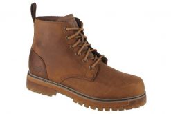 Trapery męskie, Skechers Alley Cats - Talgen. Brązowe buty zimowe męskie Skechers, z materiału, przed kolano, bez zapięcia. Za 399.99 zł.