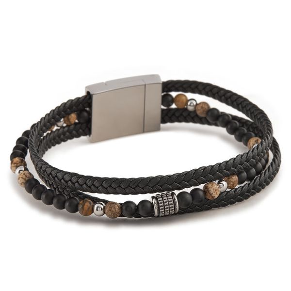 Bransoletka U.S. Polo Assn. Czarne biżuteria dla mężczyzn U.S. Polo Assn. Za 179.99 zł.