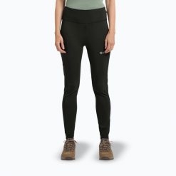 Spodnie trekkingowe damskie Jack Wolfskin Klintal Tights. Czarne spodnie sportowe damskie Jack Wolfskin, s, z elastanu, trekkingowe. Za 319.99 zł.