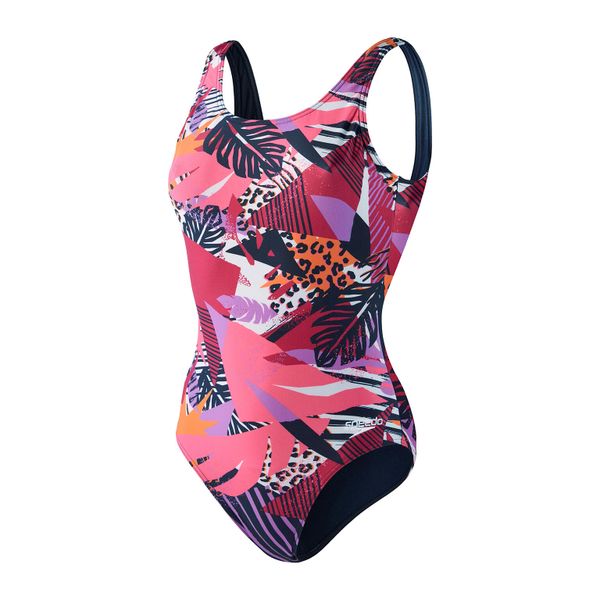Damski jednoczęściowy kostium kąpielowy Speedo Eco Allov. Czerwone stroje jednoczęściowe damskie Speedo, bez wzorów. Za 119.99 zł.
