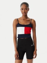 Tommy Hilfiger Top UW0UW06576 Granatowy. Niebieskie bikini damskie Tommy Hilfiger, l, bez wzorów, z syntetyku, bez kołnierzyka. Za 229.99 zł.