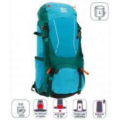 Plecak Elementerre talca 50 l. Niebieskie plecaki damskie Elementerre, bez wzorów, z meshu. Za 399.00 zł.