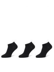 Calvin Klein Skarpety krótkie 701234366 Czarny. Czarne skarpetki męskie CALVIN KLEIN, bez wzorów, z bawełny. Za 69.99 zł.