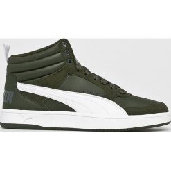 Puma - Buty Rebound Street v2. Zielone buty sportowe na co dzień męskie Puma, z materiału, bez zapięcia. W wyprzedaży za 219.90 zł.