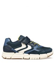 Geox Sneakersy J Flexyper Boy J459BB 0FU22 C0657 D Granatowy. Niebieskie buty sportowe chłopięce Geox, z materiału, bez zapięcia. Za 309.99 zł.