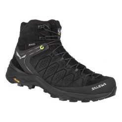 Buty Trekkingowe Męskie Salewa Alp Trainer 2 Mid Gtx. Czarne buty trekkingowe męskie Salewa, z gore-texu, bez zapięcia, wspinaczkowe, gore-tex. Za 794.54 zł.
