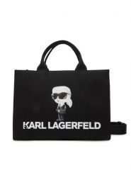 KARL LAGERFELD Torebka A2W50047 Czarny. Czarne torebki klasyczne damskie Karl Lagerfeld, bez wzorów, z materiału, bez dodatków. Za 419.99 zł.