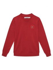 Beverly Hills Polo Club Sweter 76B5W0029 Czerwony Regular Fit. Czerwone swetry chłopięce Beverly Hills Polo Club, bez wzorów, z bawełny, bez kołnierzyka. Za 150.99 zł.