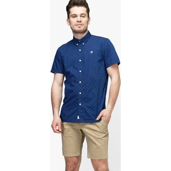 Timberland Koszula Ss Tioga River Texture Shirt Slim , szary, rozmiar XL. Szare koszule męskie Timberland, m, z aplikacjami, z bawełny, bez kołnierzyka, bez ramiączek. W wyprzedaży za 239.99 zł.