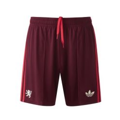 Spodenki zewnętrzne OL 2026/27. Czerwone szorty męskie Adidas, z materiału, bez kołnierzyka. Za 223.00 zł.