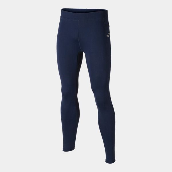 Legginsy do biegania dla dorosłych Joma Elite IX długie. Niebieskie legginsy damskie Joma, s, bez wzorów, z elastanu. Za 264.30 zł.