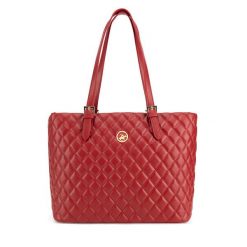 Torebka Beverly Hills Polo Club. Czerwone torebki klasyczne damskie Beverly Hills Polo Club, bez wzorów, bez dodatków. Za 249.99 zł.