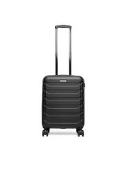 GINO ROSSI Walizka kabinowa CEO-GIN-S-001-05-BLACK Czarny. Czarne walizki Gino Rossi, bez wzorów, z tworzywa sztucznego. Za 259.99 zł.