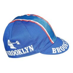Czapka rowerowa Gist Equipe Vintage Brooklin. Niebieskie czapki męskie GIST, bez wzorów, klasyczne. Za 135.50 zł.