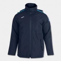 Kurtka wiatroszczelna Joma Trivor. Niebieskie kurtki damskie Joma, bez wzorów, z polaru, z kapturem. Za 409.00 zł.