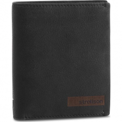 Duży Portfel Męski STRELLSON - Goldhawk 4010002300 Black 900. Czarne portfele męskie Strellson, bez wzorów, ze skóry. W wyprzedaży za 149.00 zł.