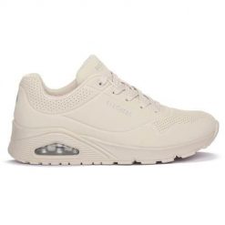 Buty do chodzenia damskie Skechers Owht One Stand On Air. Białe buty sportowe na co dzień damskie Skechers, bez wzorów, z materiału, trekkingowe. Za 376.00 zł.