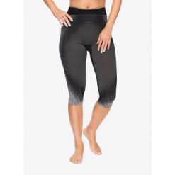 Legginsy termoaktywne damskie Odlo Performance Warm Blackcomb BL Bottom 3/4. Czarne bielizna termoaktywna damska Odlo, l, bez wzorów. Za 272.99 zł.