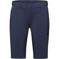 Spodenki trekkingowe damskie Mammut Runbold. Niebieskie szorty damskie Mammut, bez wzorów, sportowe. Za 259.99 zł.