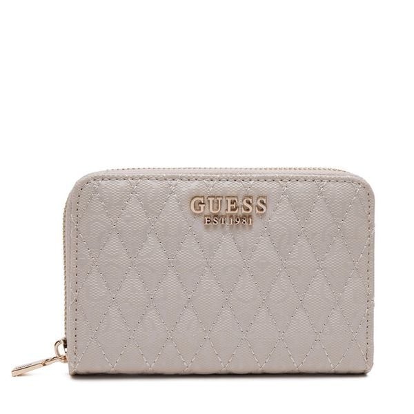 Portfel Guess. Brązowe portfele damskie Guess, z aplikacjami. Za 289.99 zł.