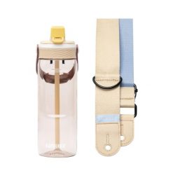 Butelka na wodę ze słomką Dupla 750ml+ Pasek na ramie Zestaw Sandstone Strap. Paski męskie KAMBUKKA, bez wzorów, z materiału, biznesowe. Za 179.98 zł.