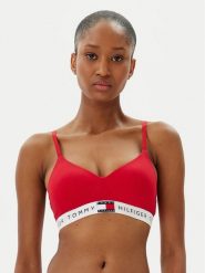 Tommy Hilfiger Biustonosz braletka UW0UW05715 Czerwony. Czerwone biustonosze Tommy Hilfiger, bez wzorów, z bawełny. Za 119.99 zł.