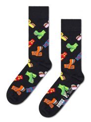 Happy Socks Skarpety "Elton John Disco" w kolorze czarnym ze wzorem rozmiar: 41-46. Czarne skarpetki męskie Happy Socks, bez wzorów, prążkowane. Za 30.99 zł.