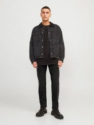 Jack & Jones Dżinsy - Regular fit - w kolorze czarnym rozmiar: W30/L34. Czarne jeansy męskie Jack & Jones. Za 92.42 zł.
