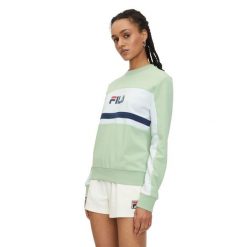 Bluza damska FILA Lishui. Zielone bluzy bez kaptura damskie Fila, s. Za 139.99 zł.
