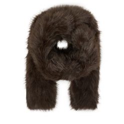 Szalik Guess. Brązowe szaliki i kominy damskie Guess, z aplikacjami. Za 319.99 zł.