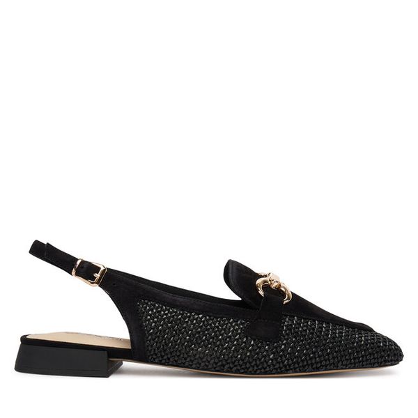 Baleriny Caprice. Czarne baleriny damskie Caprice, bez wzorów, bez obcasa. Za 299.99 zł.