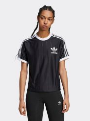 Adidas Koszulka w kolorze czarno-białym rozmiar: XXL. Białe bluzki damskie Adidas, xxl, bez wzorów, bez kołnierzyka, bez ramiączek. Za 106.95 zł.