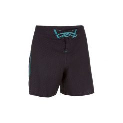 Spodenki surfing BBS 900 Deep. Czarne szorty męskie OLAIAN, bez wzorów, z elastanu, sportowe. W wyprzedaży za 59.99 zł.