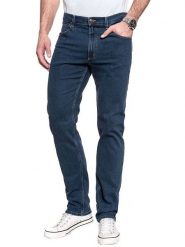 Wrangler Dżinsy "Brooklyn" - Regular fit - w kolorze granatowym rozmiar: W33/L34. Niebieskie jeansy męskie Wrangler. Za 236.95 zł.