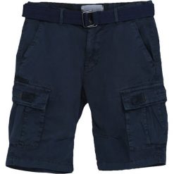Ciemnoniebieskie Szorty Funky. Szorty męskie Born2be, bez kołnierzyka. Za 89.99 zł.