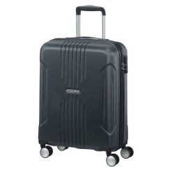 American Tourister walizka podróżna Tracklite 55 cm ciemnoszary. Szare walizki AMERICAN TOURISTER, bez wzorów. Za 285.00 zł.