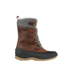 Buty zimowe damskie Kamik Snowgem Women. Brązowe obuwie trekkingowe damskie Kamik, na zimę. Za 496.39 zł.
