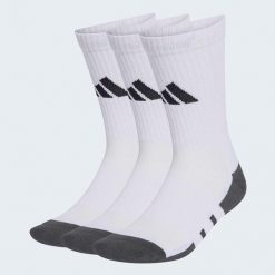 Skarpetki fitness ADIDAS 3 pary. Białe skarpetki męskie Adidas, bez wzorów. Za 49.99 zł.