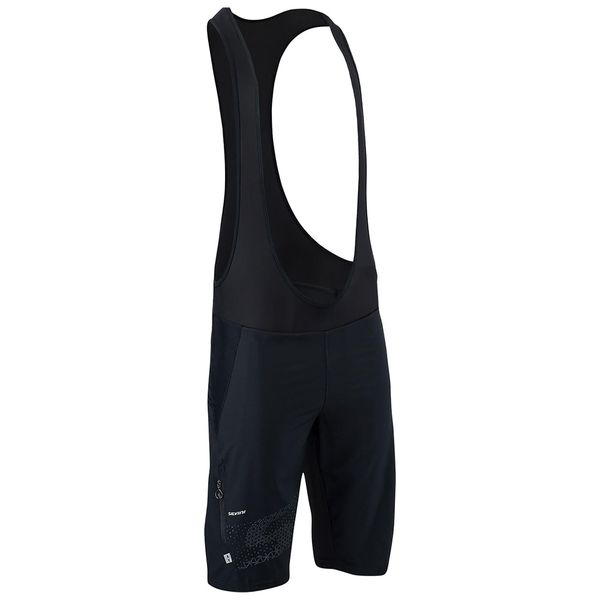 Spodenki męskie SILVINI men's bib shorts Barrea MP1635. Czarne szorty męskie Silvini, bez kołnierzyka. Za 639.99 zł.