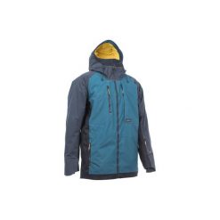 Kurtka snowboardowa i narciarska SNB JKT 900 męska. Niebieskie kurtki męskie WED'ZE, l, bez wzorów, z materiału, bez kaptura. Za 699.99 zł.