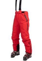 Dlx Kristoff II - męskie spodnie narciarskie Dlx Trs Red. Czerwone spodnie materiałowe męskie DLX, bez wzorów, z materiału. Za 441.99 zł.