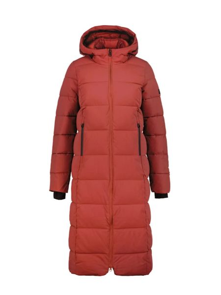 Icepeak Płaszcz pikowany "Brilon" w kolorze bordowym rozmiar: 44. Czerwone płaszcze damskie ICEPEAK, bez wzorów. Za 501.57 zł.