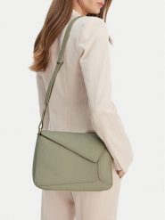 GINO ROSSI Torebka C-KY117 Zielony. Zielone torebki klasyczne damskie Gino Rossi, bez wzorów, z materiału, bez dodatków. Za 199.99 zł.