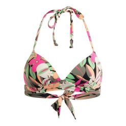 Stanik bikini na szyję dla Kobiety PRINTED BEACH CLASSICS Czarny. Czarne bikini damskie Roxy, bez wzorów. Za 131.10 zł.