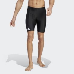Szorty do pływania Solid. Białe szorty męskie Adidas, bez wzorów, z materiału, klasyczne. Za 149.00 zł.