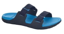 Klapki plażowe Sandal Way Slide MBAB. Niebieskie klapki i japonki męskie Lizard, z materiału. Za 85.03 zł.